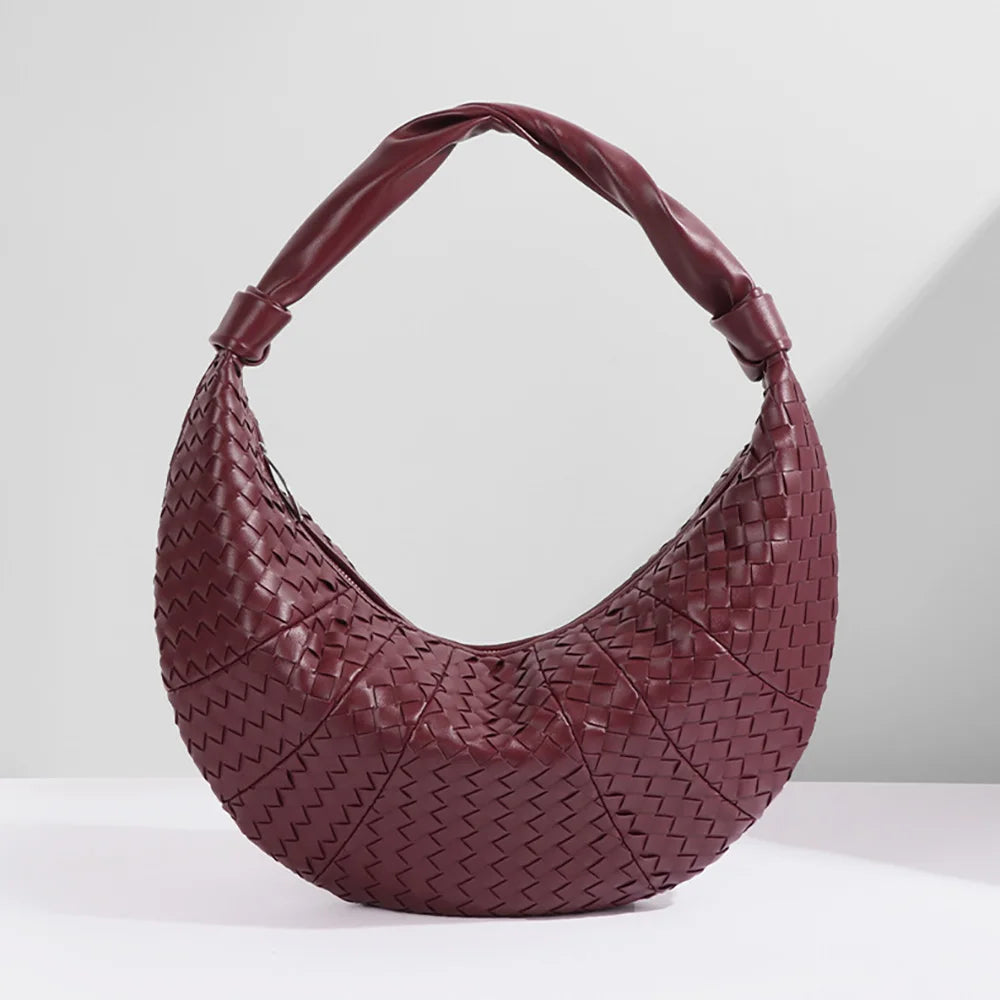 Fashion Casual Casual Hobos Women Shoulder Bag Woven Handbag